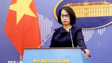 Người Phát ngôn Bộ Ngoại giao Phạm Thu Hằng. Ảnh: TTXVN phát