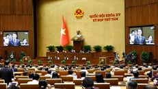 Các đại biểu Quốc hội tại hội trường. Ảnh: Doãn Tấn/TTXVN