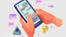 Lừa đảo trực tuyến. Ảnh minh họa. Nguồn: Vietnam+