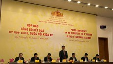 Buổi họp báo Công bố kết quả kỳ họp thứ 8, Quốc hội khóa XV.