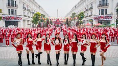 300 ông già Noel xuất hiện tại KĐT Danko City trong mùa Giáng sinh 2024.