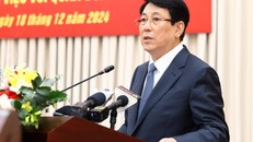 Chủ tịch nước Lương Cường phát biểu chỉ đạo. Ảnh: Lâm Khánh/TTXVN