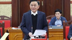 Đồng chí Trần Cẩm Tú phát biểu. Ảnh: Thống Nhất/TTXVN