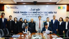 Toàn cảnh Lễ Ký kết thỏa thuận ghi nhớ hợp tác đầu tư Trường Tiểu học Nguyễn Siêu - CEO.