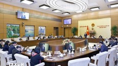 Quang cảnh khai mạc Phiên họp thứ 41 của Ủy ban Thường vụ Quốc hội. Ảnh: Doãn Tấn/TTXVN