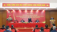 Tổng Bí thư dự Hội nghị triển khai công tác ngành Nội chính Đảng năm 2025. Ảnh: Thống Nhất/TTXVN
