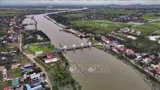 Cống cầu Xe thuộc Hệ thống công trình thuỷ lợi Bắc Hưng Hải (huyện Tứ Kỳ, tỉnh Hải Dương) là công trình quan trọng trong công tác thoát lũ của toàn hệ thống. Ảnh: Vũ Sinh/TTXVN