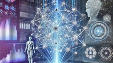 Hình minh họa cấu trúc liên kết của mô hình LLM trong công nghệ trí tuệ nhân tạo. Ảnh: Do AI thiết kế