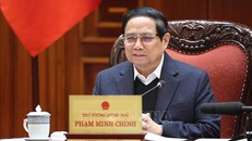 Thủ tướng Phạm Minh Chính phát biểu. Ảnh: Dương Giang/TTXVN 