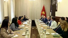 Quang cảnh buổi tiếp. Nguồn: Thế giới và Việt Nam