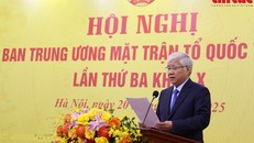 Chủ tịch Đỗ Văn Chiến phát biểu tại Hội nghị.