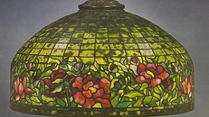 Chao đèn Peony Flower Border.