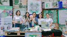 Sự xuất hiện của các doanh nghiệp xanh trong khuôn khổ lễ hội. Ảnh: TL