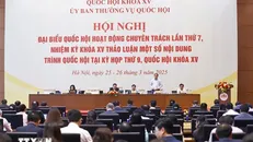 Phó Chủ tịch Quốc hội Trần Quang Phương phát biểu. Ảnh: Doãn Tấn/TTXVN