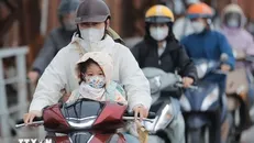 Dự báo từ chiều và đêm 28/3, không khí lạnh sẽ ảnh hưởng đến phía Đông Bắc Bộ, Bắc Trung Bộ. Ảnh: Minh Quyết/TTXVN