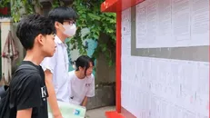 Thí sinh dự thi vào lớp 10. Ảnh: Hoàng Hiếu/TTXVN