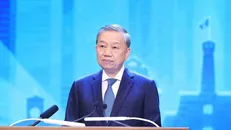 Tổng Bí thư Tô Lâm phát biểu tại Lễ khai mạc hội nghị. Ảnh: Thống Nhất/TTXVN