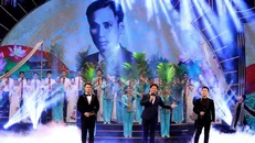 “Quà tháng 5 dâng Người” là chương trình nghệ thuật mang ý nghĩa chính trị, văn hóa sâu sắc, thể hiện tri ân sâu nặng và tình cảm kính yêu vô hạn của nhân dân cả nước đối với Chủ tịch Hồ Chí Minh. Ảnh: Nhật Anh