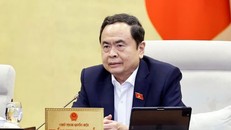 Chủ tịch Quốc hội Trần Thanh Mẫn phát biểu. Ảnh: Doãn Tấn