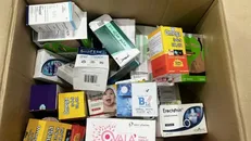 Một số thực phẩm giả được lực lượng chức năng thu giữ. Ảnh: Công an Hà Nội