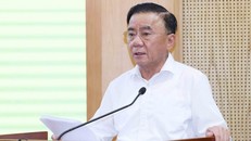 Ông Trần Cẩm Tú phát biểu. Ảnh: Phương Hoa