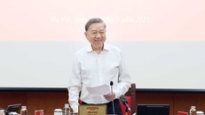 Tổng Bí thư Tô Lâm phát biểu. Ảnh: Thống Nhất