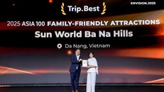 Sun World Ba Na Hills được vinh danh là điểm tham quan thân thiện với khách gia đình.