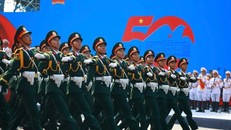 Khối Sĩ quan Hậu cần, Kỹ thuật diễu hành. 