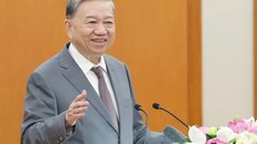 Tổng Bí thư Tô Lâm phát biểu. Ảnh: Thống Nhất