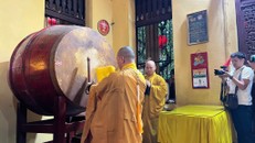 Tại chùa Quán Sứ, TP. Hà Nội lúc 6h sáng nay