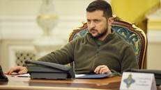 Tổng thống Ukraine Volodymyr Zelensky.