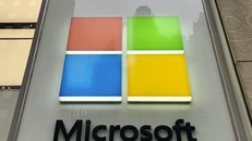 Biểu tượng Microsoft tại New York, Mỹ.