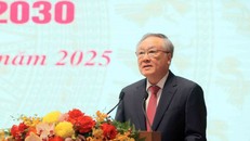 Phó Bí thư Thường trực Đảng ủy Chính phủ, Phó Thủ tướng Thường trực Nguyễn Hòa Bình phát biểu chỉ đạo đại hội. Ảnh: An Đăng