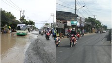 Từ phản ánh của Ngày Nay: Đường Lương Định Của hư hỏng đã được lắp cống, trải nhựa an toàn 