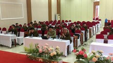 Buổi tập huấn, công chức thuộc Cục Quản lý thị trường tỉnh Hưng Yên