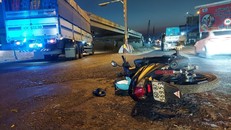 Hiện trường vụ tai nạn thương tâm khiến nam sinh 12 tuổi tử vong. Ảnh: Xuân Thời.