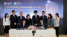 Lễ ký kết hợp tác đầu tư vào dự án Lancaster Luminaire giữa Tập đoàn Trung Thủy và Toshin Development.