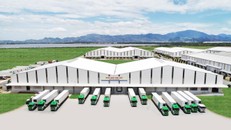 Kho lạnh tại cảng Chu Lai có công suất 2400 tấn.