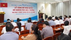 Lễ công bố Nghị quyết của Hội đồng trường về việc Bổ nhiệm chức vụ phó Hiệu trưởng.