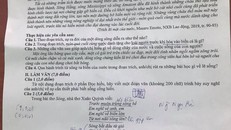 Đề thi tốt nghiệp môn Ngữ Văn. 