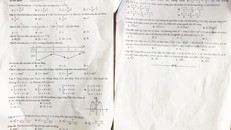 Đề thi tốt nghiệp THPT năm 2021 môn Toán.