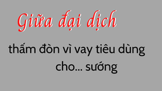 Giữa đại dịch, thấm đòn vì vay tiêu dùng 