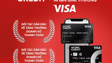 Home Credit giành được hai giải thưởng của Visa Award 2021