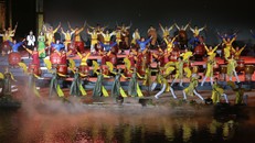 Trình diễn tại đêm khai mạc Năm du lịch quốc gia 2022 tại Hội An, Quảng Nam.