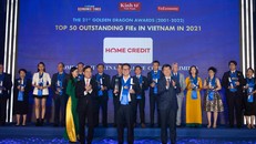 Home Credit Việt Nam lần thứ 8 nhận được giải thưởng Rồng Vàng