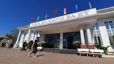 Nhà ga cảng Sa Kỳ. Ảnh: Lê Xuân Thọ