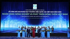 Agribank đạt Thương hiệu Quốc gia Việt Nam năm 2022