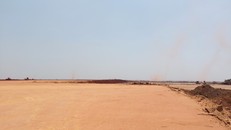 Bên trong công trường Dự án sân bay Quốc tế Long Thành. 