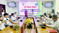 Nutifood trao tặng 30 máy lọc nước cho Bệnh viện Bà Rịa