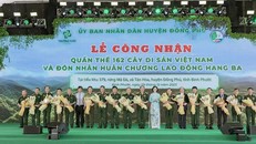 Bình Phước tổ chức Lễ công nhận 162 cây di sản Việt Nam tại rừng Mã Đà.